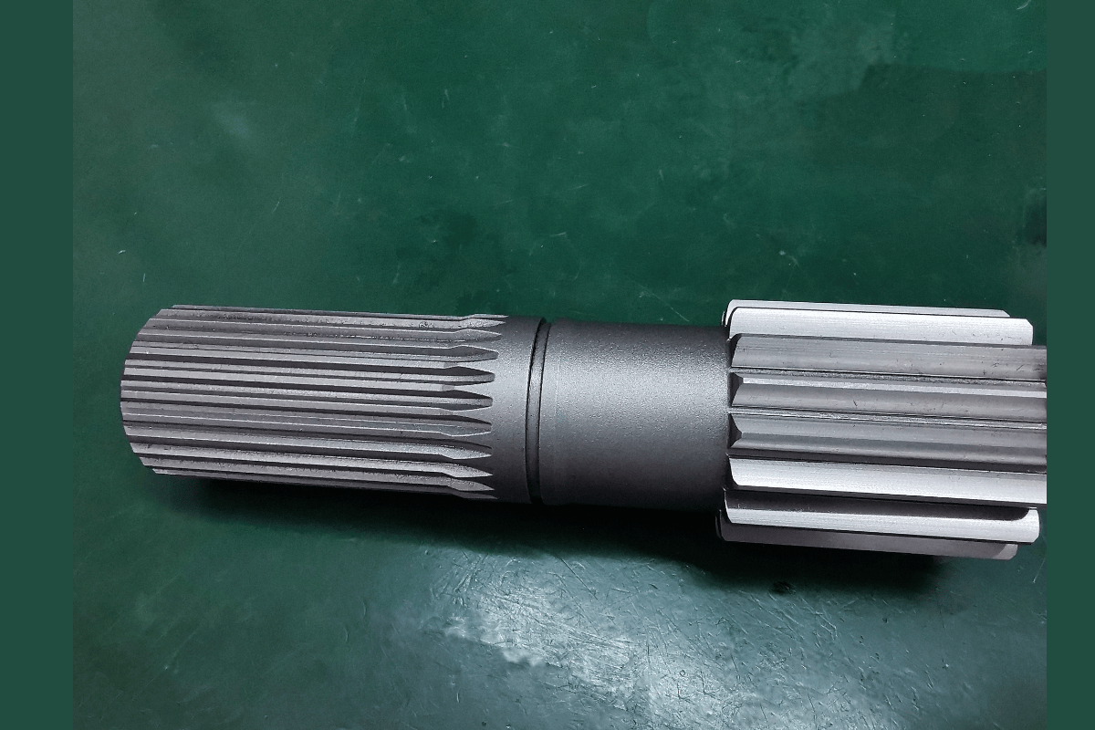 Gears and Sprockets/Double-acting bevel gear shaft